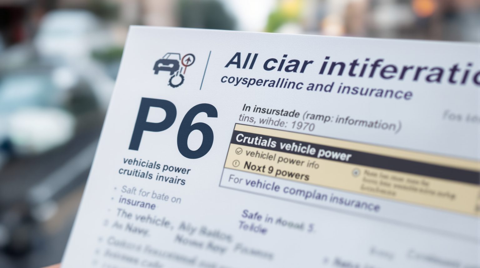 p6 carte grise : Découvrez tout sur l’immatriculation de votre véhicule !