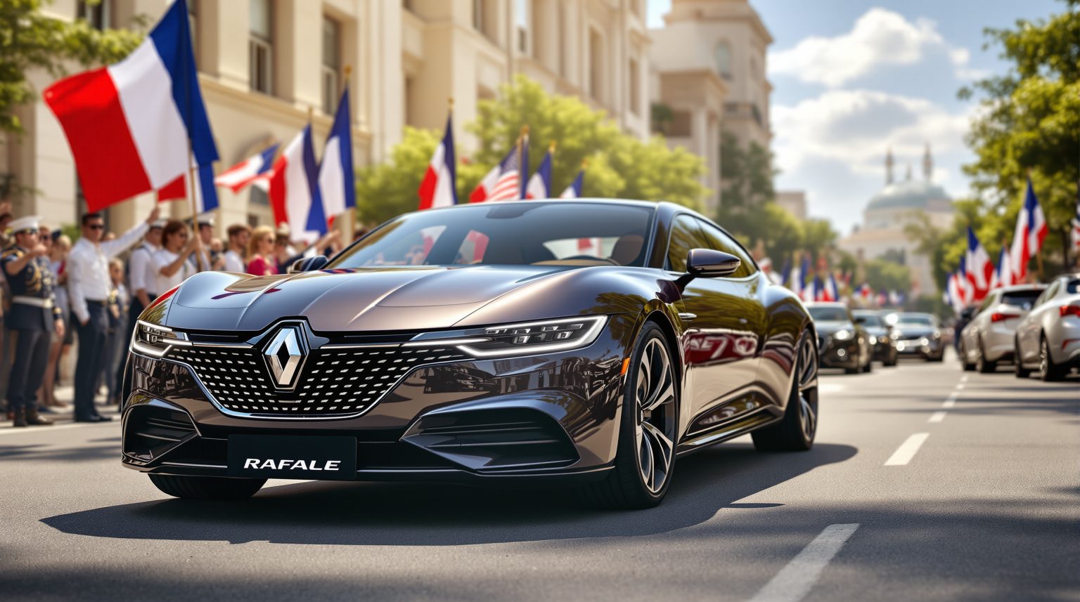 Renault Rafale voiture présidentielle : Découvrez le nouveau fleuron de la mobilité officielle en France