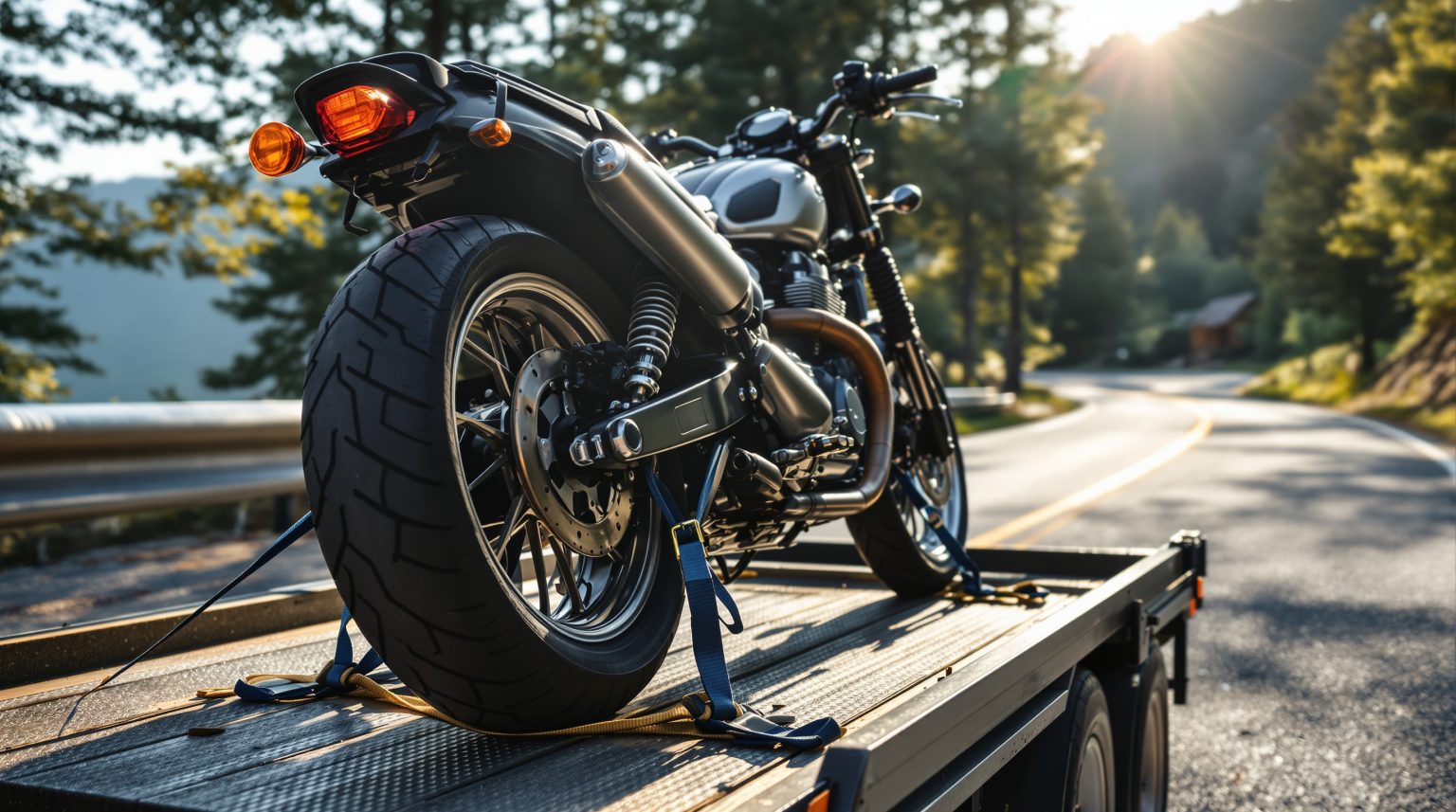 Sangler une moto sur remorque : Guide complet pour un transport sécurisé et efficace